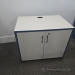Blue & Grey Links L Suite Office Desk w/ Storage